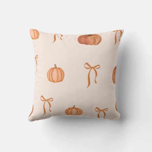 PUMPKIN AND BOW クッション (裏面)