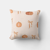 PUMPKIN AND BOW クッション (正面)