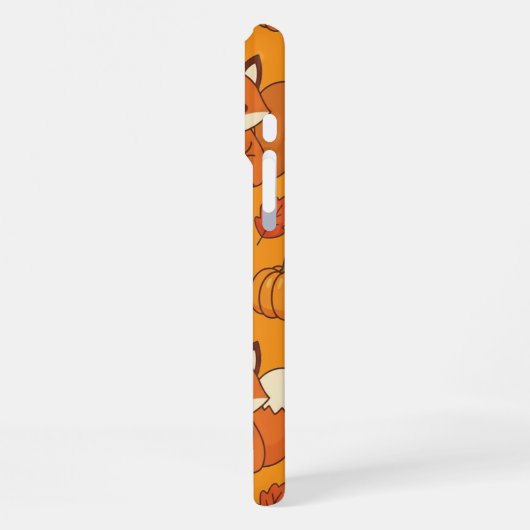 Pumpkin Autumn and The Squirrel iPhoneケース (左側面)