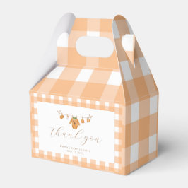 Pumpkin Baby Shower Favor Box フェイバーボックス