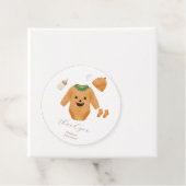 Pumpkin Baby Shower Round Favor Tag フェイバータグ (インサイチュ)