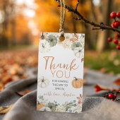 Pumpkin Birthday Favor Tag ギフトタグ