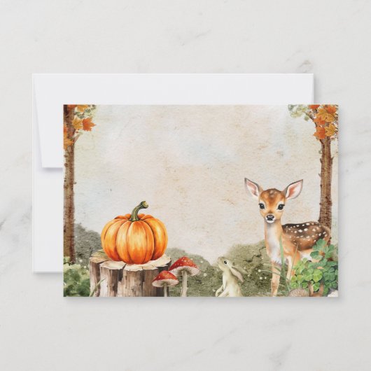 Pumpkin Books For Baby 招待状 (裏面)