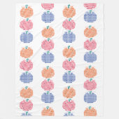 Pumpkin Carnival フリースブランケット (正面)