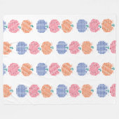 Pumpkin Carnival フリースブランケット (正面(横))