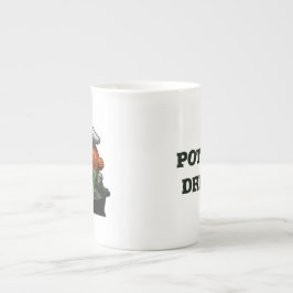 Pumpkin Chef Halloween – Witch’s Brew themes ボーンチャイナマグカップ