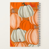 Pumpkin Collage Notebook Autumn Aesthetic Journal ノートブック (裏面)