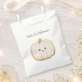 Pumpkin Cookie Smile Halloween フェイバーバッグ (クリップ留めされた状態)