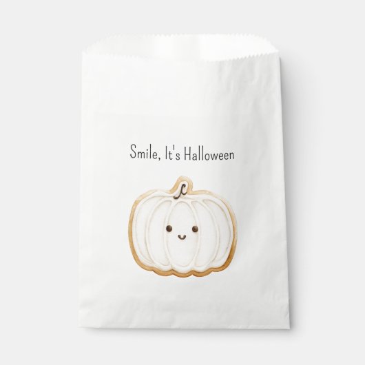 Pumpkin Cookie Smile Halloween フェイバーバッグ (正面)