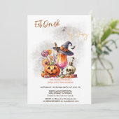 Pumpkin Costumes & Cocktail Halloween 招待状 (スタンド正面)