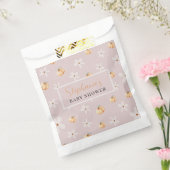 Pumpkin Daisy Autumn A Little Pumpkin Baby Shower フェイバーバッグ (封をした状態)