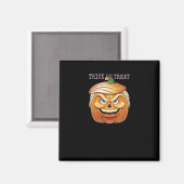 Pumpkin Donald, Funny Halloween Scary Classic マグネット (正面/裏面)