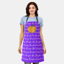 Pumpkin Don't Be Shy All-Over Print  エプロン