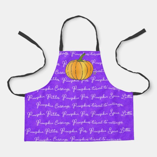 Pumpkin Don't Be Shy KID'S All-Over Print Apron エプロン (正面)