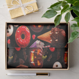 Pumpkin Dracula Spooky Cute Halloween 薄葉紙