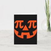 Pumpkin E Funny Math Thanksgiving Science Teacher  カード (正面)
