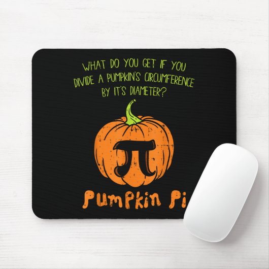 Pumpkin E Math Shirt Funny Halloween Thanksgiving  マウスパッド (マウス)