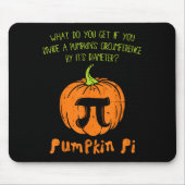 Pumpkin E Math Shirt Funny Halloween Thanksgiving  マウスパッド (正面)