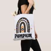 Pumpkin Elegant Black Rainbow  トートバッグ (クローズアップ)