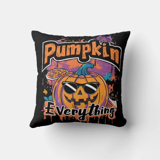 Pumpkin Everything | ExDesigner | Halloween クッション (裏面)
