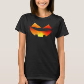 Pumpkin Face Halloween Jack O Lantern Easy Costume Tシャツ (正面)
