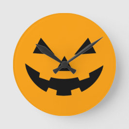Pumpkin Face Wall Clock ラウンド壁時計