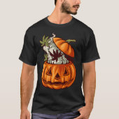 Pumpkin Fall Magic Theme Party Costume Happy Hallo Tシャツ (正面)