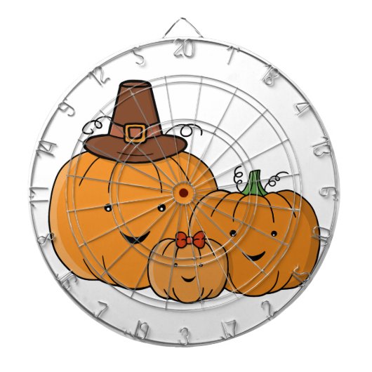 Pumpkin Family ダーツボード (正面)