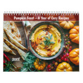 Pumpkin Feast – A Year of Cozy Recipes カレンダー (カバー)
