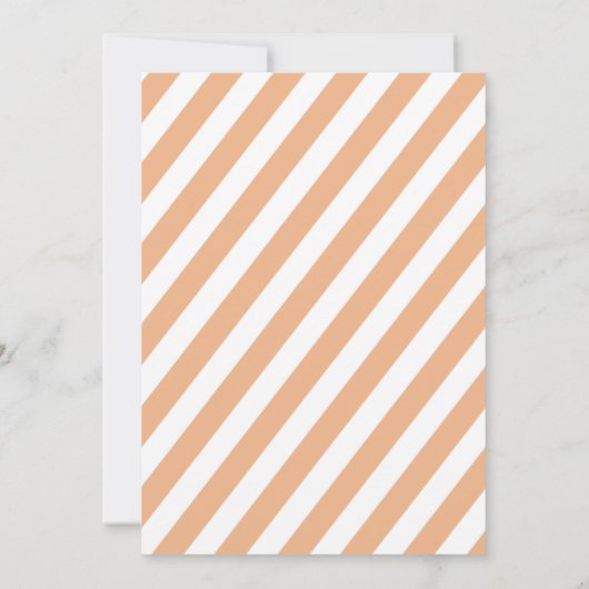 Pumpkin First Birthday Thank You Card 招待状 (裏面)