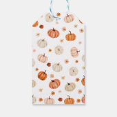 Pumpkin First Birthday Thank You Tag ギフトタグ (裏面)