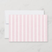 Pumpkin Floral Girl Baby Shower Thank You Card サンキューカード (裏面)
