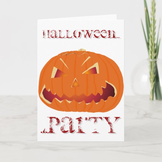 Pumpkin for Halloween 5 カード (正面)