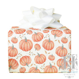 Pumpkin Gift Wrapping Paper ラッピングペーパー