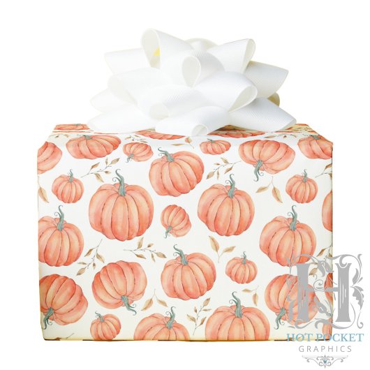 Pumpkin Gift Wrapping Paper ラッピングペーパー