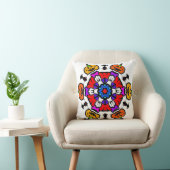 Pumpkin Glow Mandala クッション (椅子)