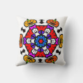 Pumpkin Glow Mandala クッション (裏面)