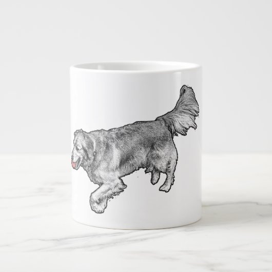Pumpkin Glow Pup – Autumn Mug ジャンボコーヒーマグカップ (正面)
