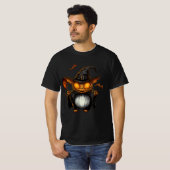 Pumpkin Goblin Wizard Halloween Art Tシャツ (正面フル)