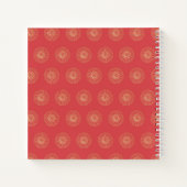 Pumpkin | Golden Zinnia Flower Medallions ノートブック (裏面)