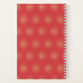 Pumpkin | Golden Zinnia Flower Medallions ノートブック (裏面)