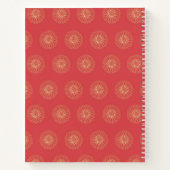 Pumpkin | Golden Zinnia Flower Medallions ノートブック (裏面)