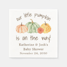 Pumpkin Gourd Autumn Baby Shower