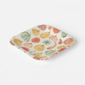 Pumpkin Gourd Autumn Baby Shower ペーパープレート (傾斜あり)