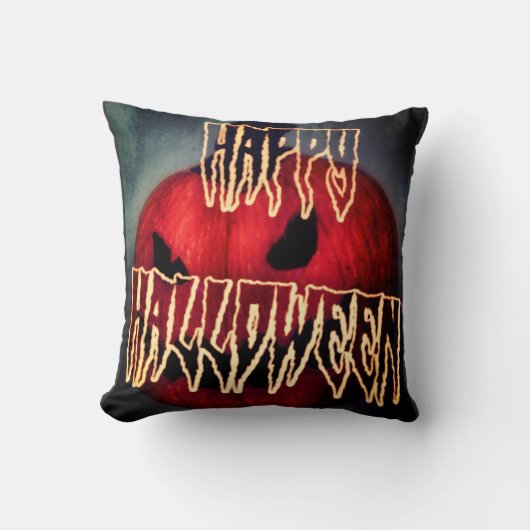 Pumpkin Grin クッション (正面)