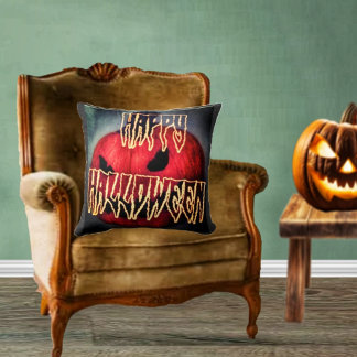 Pumpkin Grin クッション