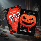 Pumpkin Grin Halloween Party 招待状