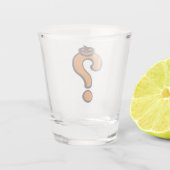 Pumpkin Halloween Question Mark Shot Glass ショットグラス (裏面)