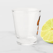 Pumpkin Halloween Question Mark Shot Glass ショットグラス (左)