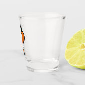 Pumpkin Halloween Question Mark Shot Glass ショットグラス (右)
